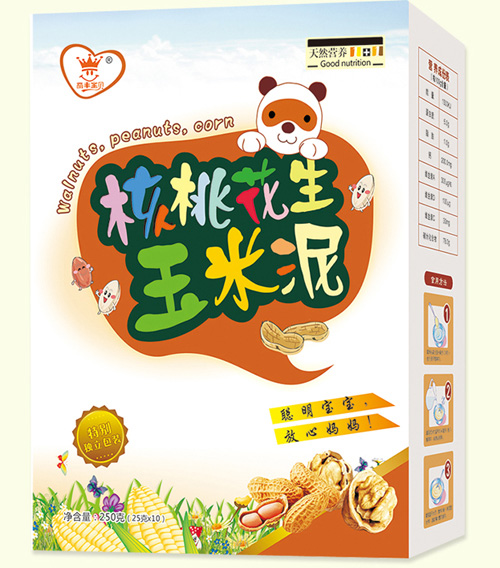 丽丰宝贝核桃花生玉米泥