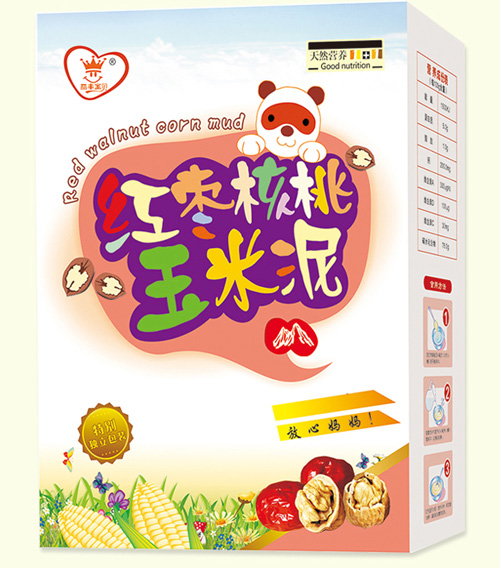 丽丰宝贝红枣核桃玉米泥