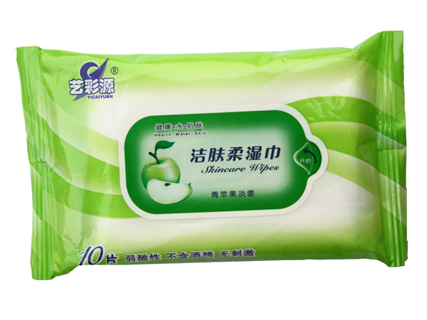 艺彩源青苹果洁肤柔湿巾