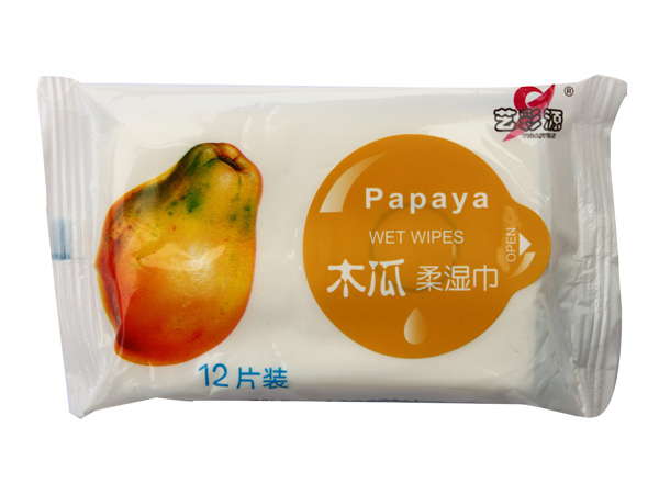 艺彩源木瓜柔湿巾