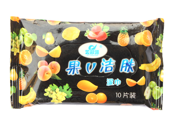 艺彩源果V洁肤湿巾