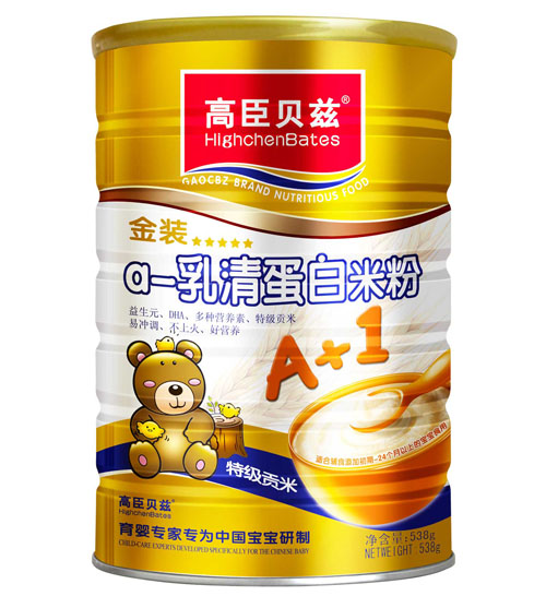 高臣贝兹金装α-乳清蛋白米粉