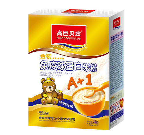 高臣贝兹金装免疫球蛋白米粉260g