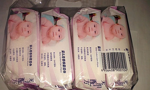 幼柔无泪配方婴幼儿湿巾4袋装