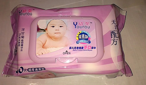 幼柔无泪配方婴幼儿湿巾80抽