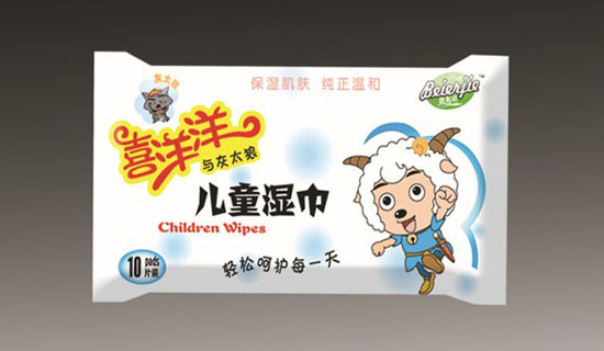 倍儿洁喜羊羊儿童湿巾