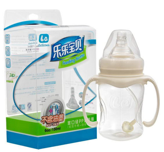 乐乐宝贝宽口径哺乳期奶瓶