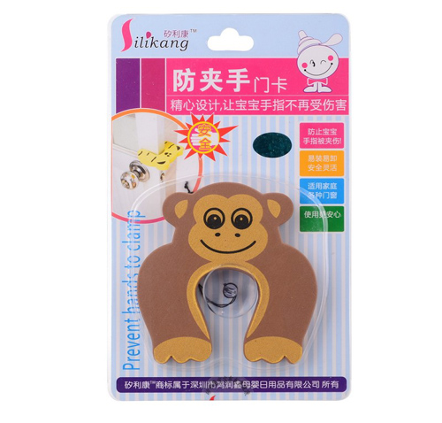 矽利康小熊防夹手门卡