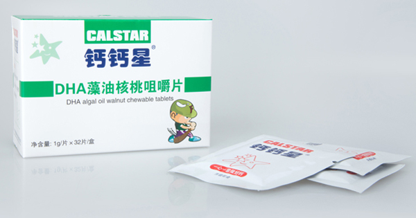 钙钙星DHA藻油咀嚼片
