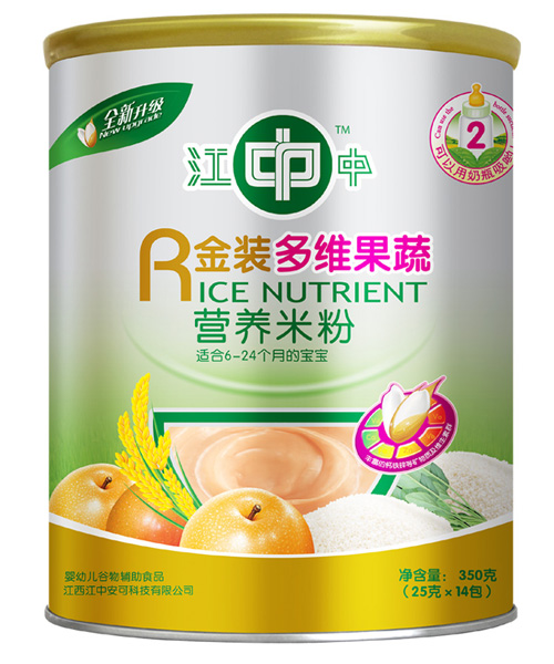 江中多维果蔬听装营养米粉