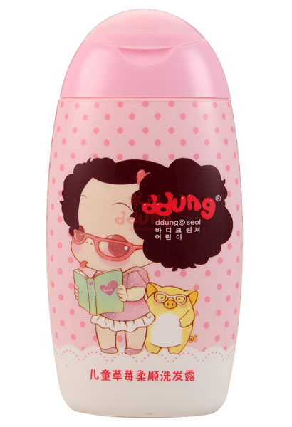 冬己儿童草莓柔顺洗发露