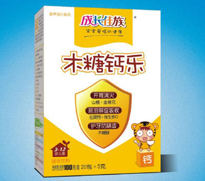 成长佳族木糖钙乐冲剂