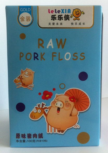 乐乐侠金装原味猪肉绒100g