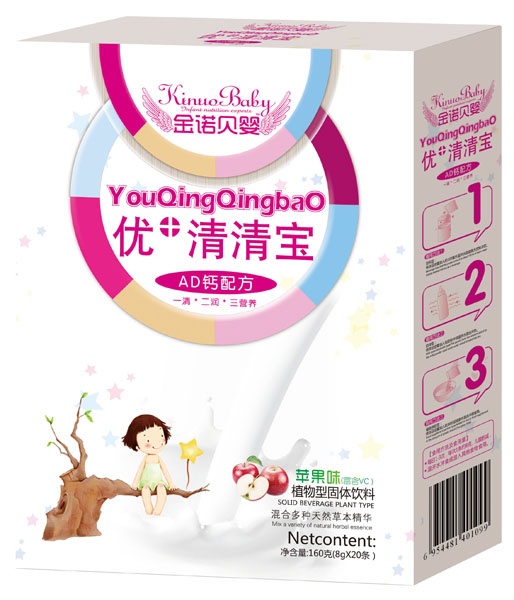 金诺贝婴AD钙配方优+清清宝盒装
