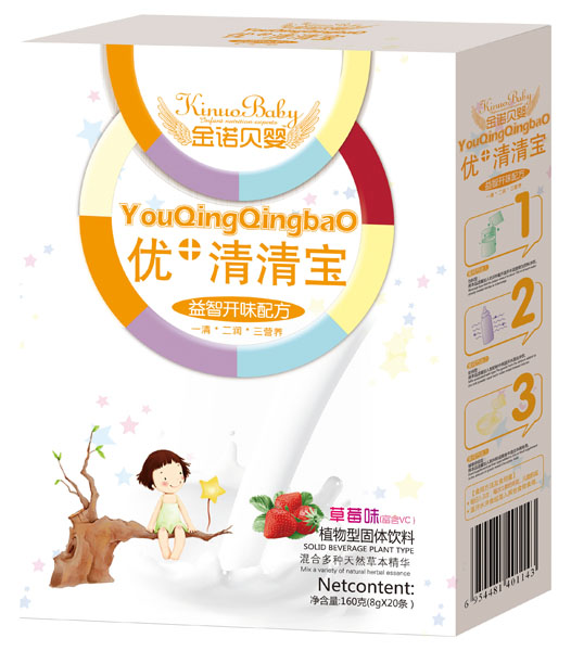 金诺贝婴益智开味配方优+清清宝盒装