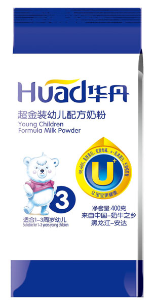 华丹超金装幼儿配方奶粉3段袋装