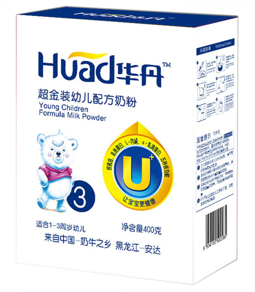华丹超金装幼儿配方奶粉3段
