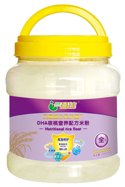 贝康意佳DHA核桃营养配方米粉