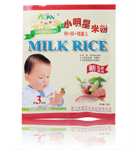 小明星钙+锌+铁婴儿米粉