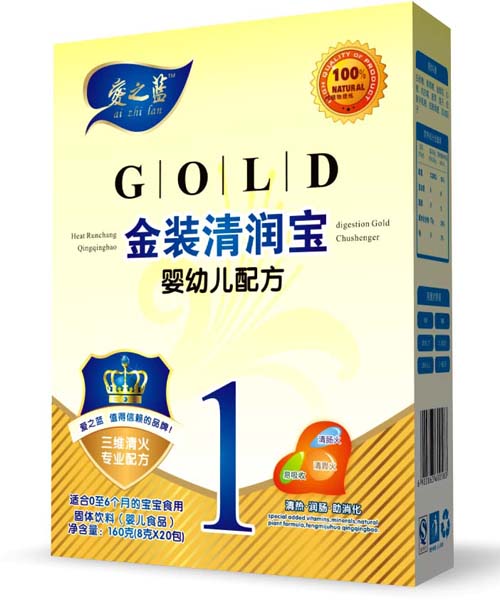 爱之蓝金装婴幼儿配方清润宝
