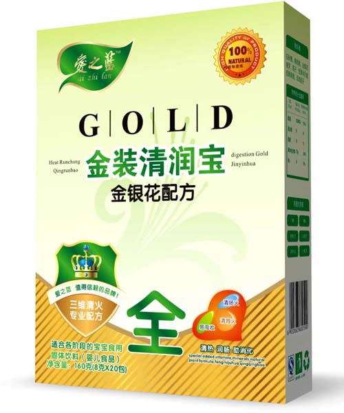 爱之蓝金装金银花配方清润宝