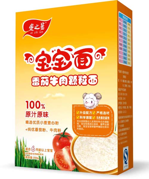 爱之蓝番茄牛肉颗粒面