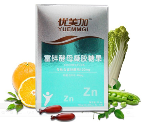优美加富锌酵母凝胶糖果