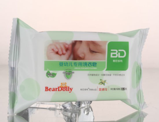 熊尼多利婴幼儿金银花专用洗衣皂