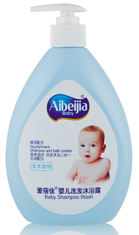 爱蓓佳婴儿洗发沐浴露500ml