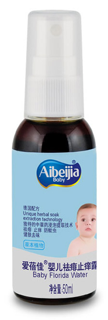 爱蓓佳婴儿祛痱止痒露50ml