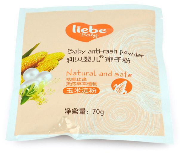 利贝婴儿痱子粉70g