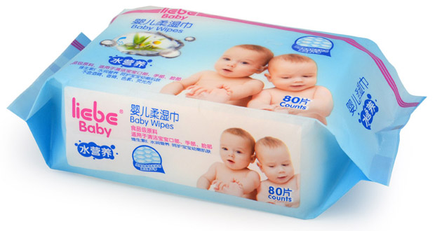 利贝婴儿柔湿巾80片