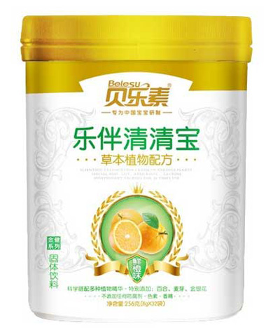 贝乐素乐伴清清宝鲜橙味