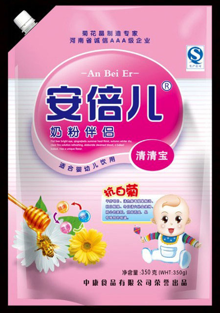 安倍儿奶粉伴侣清清宝350g