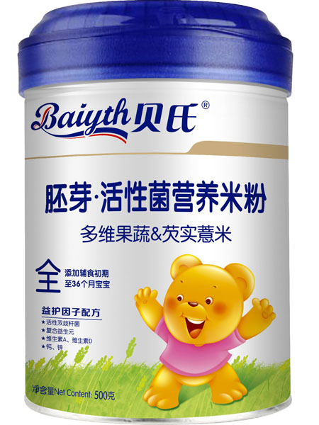 贝氏多维果蔬&芡实薏米胚芽活性菌米粉500克