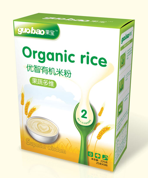 果宝果蔬多维优智有机米粉盒