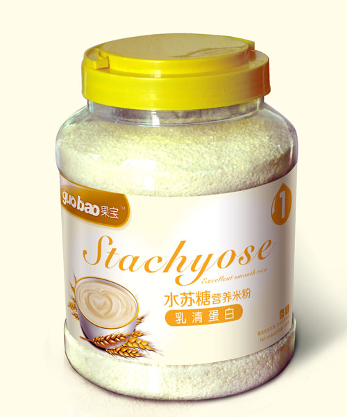 果宝乳清蛋白水苏糖营养米粉