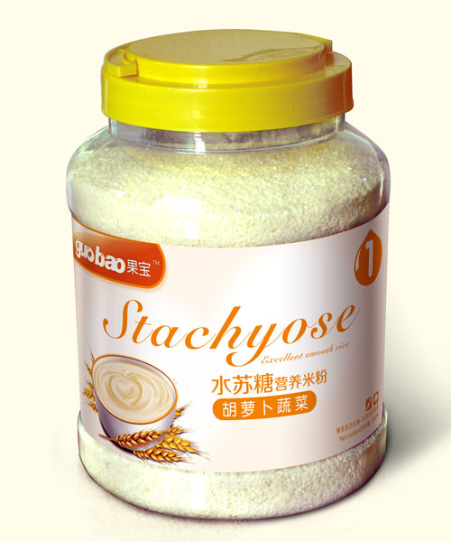 果宝胡萝卜蔬菜水苏糖营养米粉
