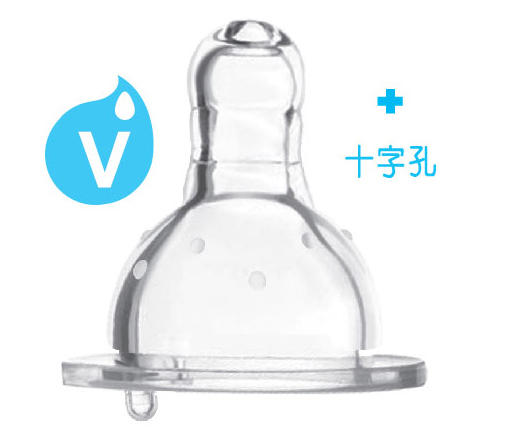 爱乐宝5优仿真母乳标口奶嘴V