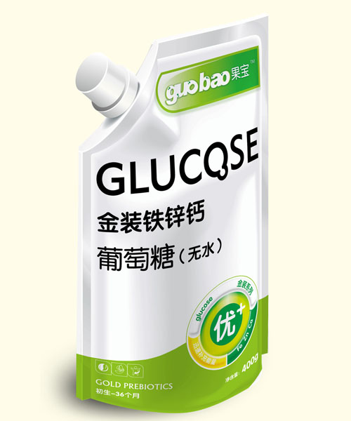 果宝金装铁锌钙葡萄糖袋装
