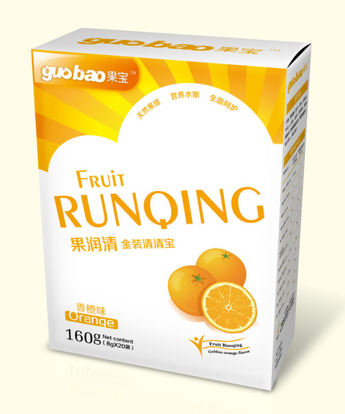 果宝果润清金装清清宝香橙味