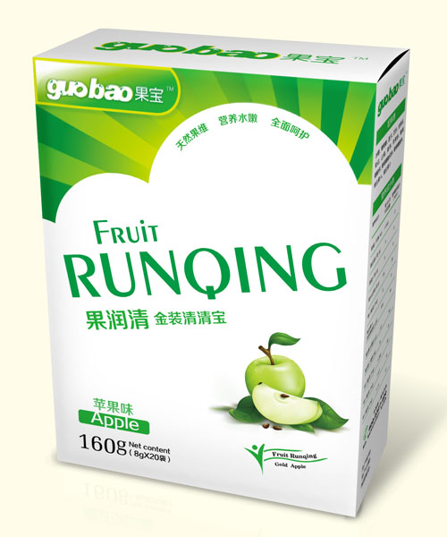 果宝果润清金装清清宝苹果味