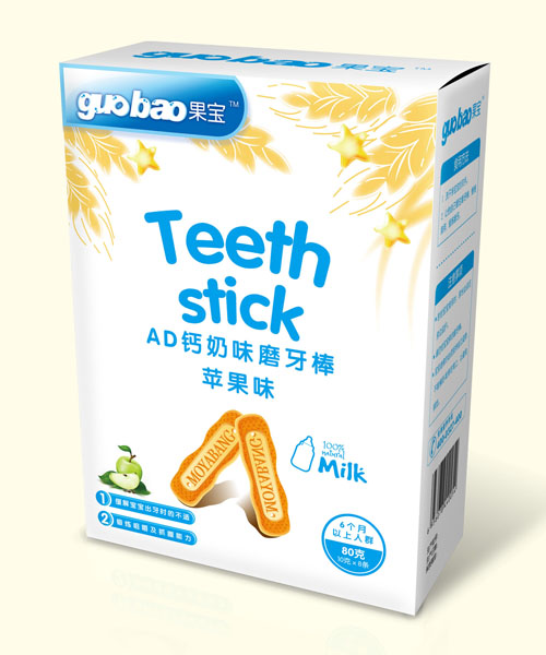 果宝AD钙奶味磨牙棒苹果味