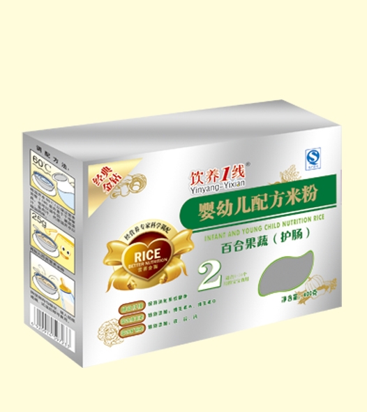 饮养1线百合果蔬（护肠）配方米粉2段