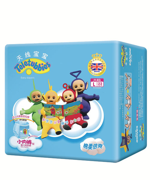 天线宝宝棉柔-小内裤型纸尿裤-L-22