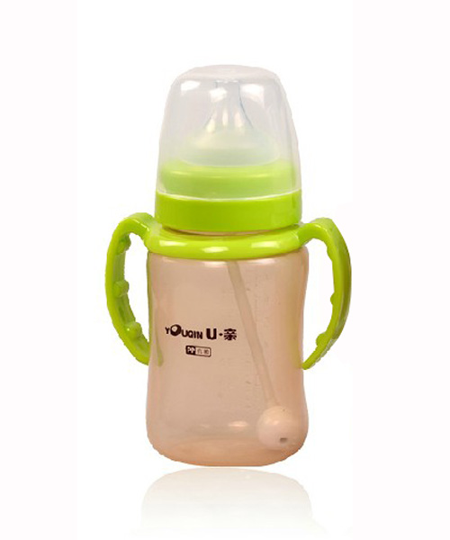 U亲A369带柄自动奶瓶240ml