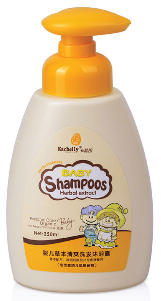 卡其拉婴儿草本清爽洗发沐浴露250ml