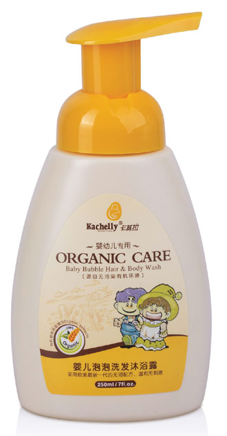 卡其拉婴儿泡泡洗发沐浴露250ml