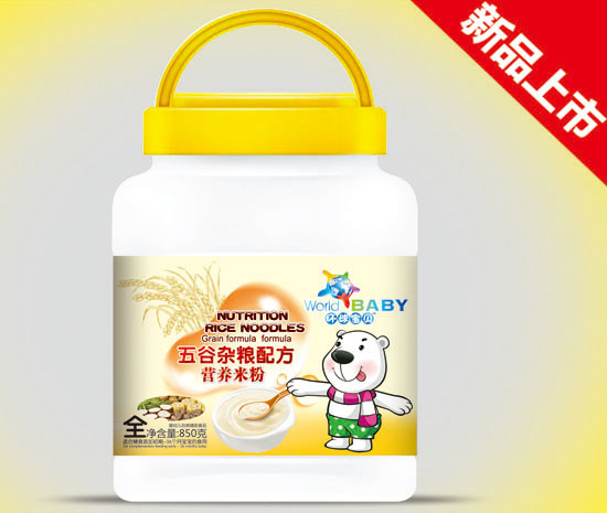 环球宝贝五谷杂粮配方营养米粉850克