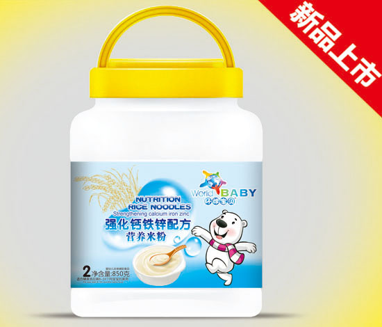 环球宝贝强化钙铁锌配方营养米粉850克